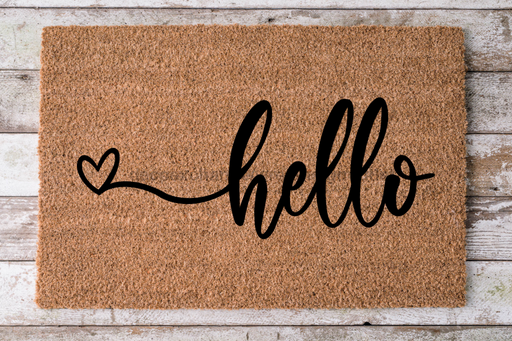 Hello - Door Mat - 30x18" Coir Door Mat - DECOE-CM-040 - DecoExchange
