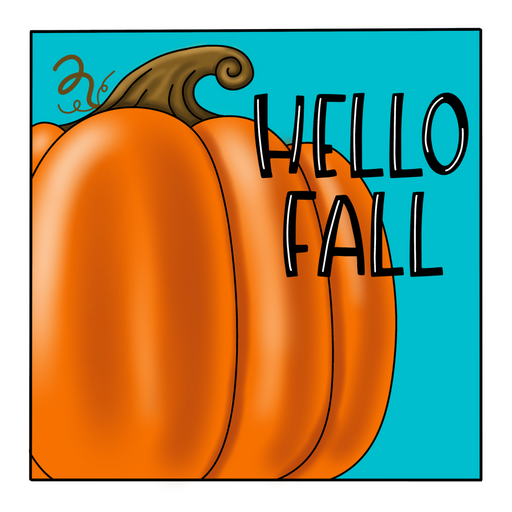 Hello Fall, Pumpkin Sign, Fall Sign, wood sign, PCD-W-024 - DecoExchange®