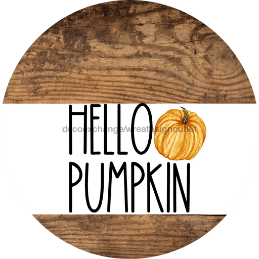 Hello Pumpkin Door Hanger Kit - Set Of 5 Wreath Kits Bundle