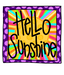 Hello Sunshine Door Hanger Summer Decoe-W-780-Dh 22’ Wood