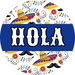 Hola Door Hanger Dbj-0018-Dh Sign For Wreath 18 Round