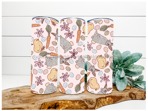 Hoppy Easter 20 oz Skinny Tumbler DECOETUMBLER-037 - DecoExchange