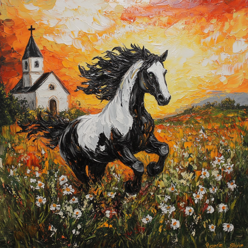 Horse Sign, DCO-13306, Sign For Wreath, 10x10" Metal Sign