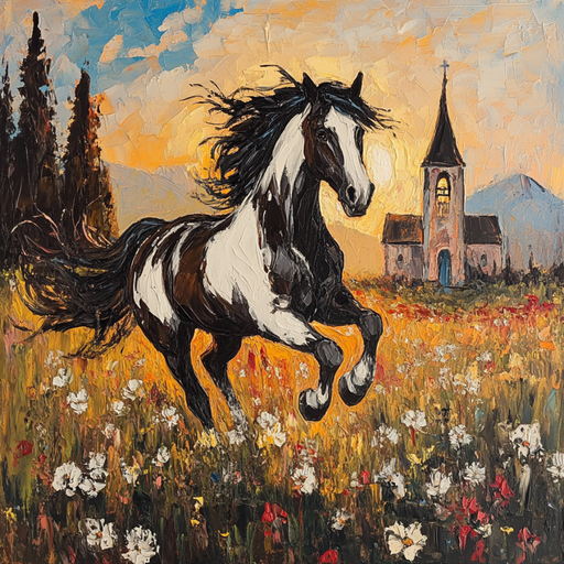 Horse Sign, DCO-13309, Sign For Wreath, 10x10" Metal Sign