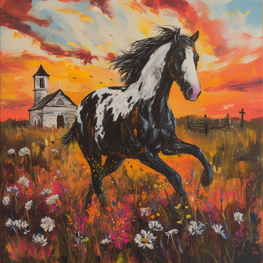 Horse Sign, DCO-13312, Sign For Wreath, 10x10" Metal Sign