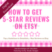 How to Get 5-Star Reviews on Etsy Featuring Crafty Studio Designs - DecoExchange