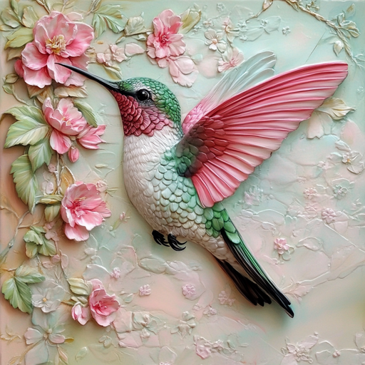 Hummingbird Sign, DCO-13184, Sign For Wreath, 10x10" Metal Sign