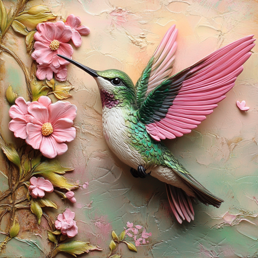 Hummingbird Sign, DCO-13186, Sign For Wreath, 10x10" Metal Sign