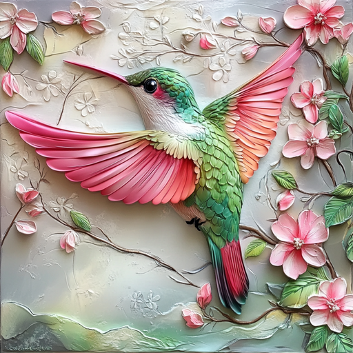 Hummingbird Sign, DCO-13194, Sign For Wreath, 10x10" Metal Sign