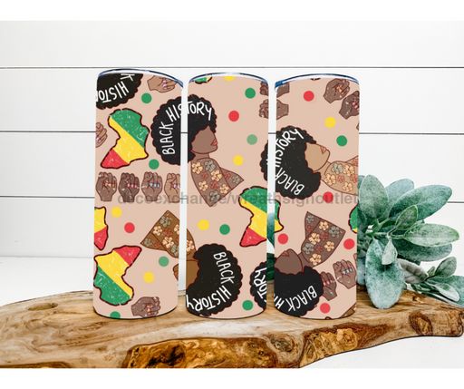 Juneteenth, Black Pride, Black History Month 20 oz Skinny Tumbler DECOETUMBLER-288 - DecoExchange
