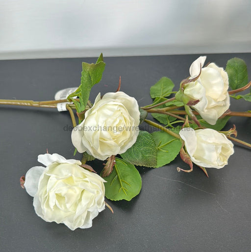 Just Cut Garden Rose Branch 37’ White Mtf24289 Pick
