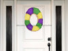 King Cake Mardi Gras Sign Louisiana Wood Sign Door Hanger Decoe-W-404 22