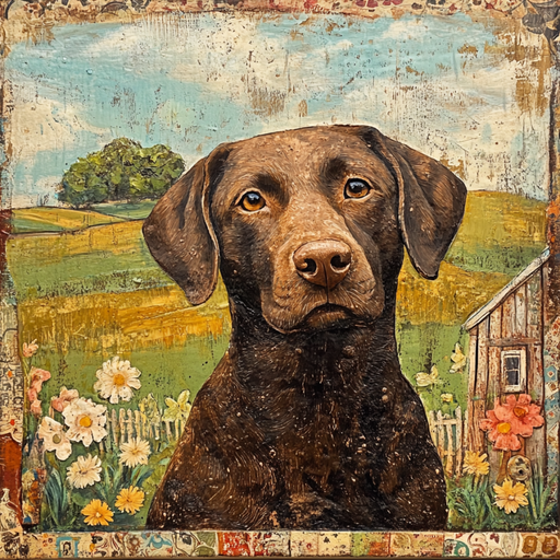 Lab Sign, Dog Sign, DCO-13533, Sign For Wreath, 10x10" Metal Sign