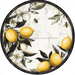 Lemon Sign, Everyday Sign, DCO-13032, Sign For Wreath, 10" Metal Sign