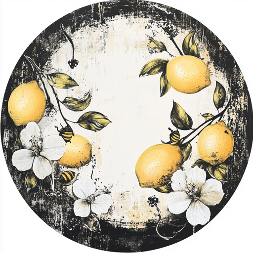 Lemon Sign, Everyday Sign, DCO-13037, Sign For Wreath, 10" Metal Sign