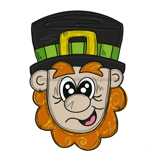 Leprechan St Patricks Day Door Hanger Mj-W-00031 22’ Wood