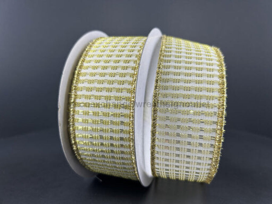 Light Gold Metallic Rishi Solid Ribbon 1.5’X10Y 78496-09-18