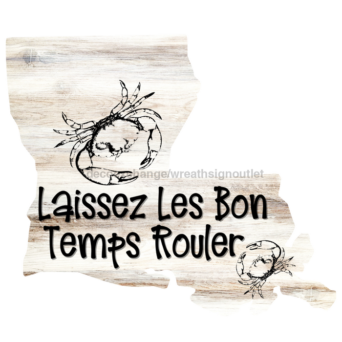 Louisiana Door Hanger Wood Sign Decoe-W-903604 22