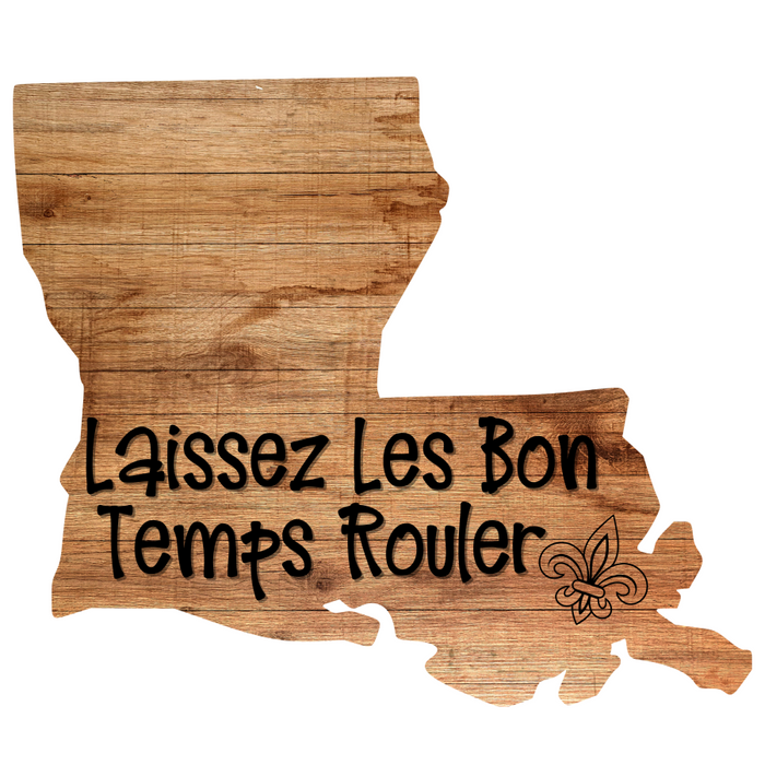 Louisiana Door Hanger Wood Sign Decoe-W-903616 22