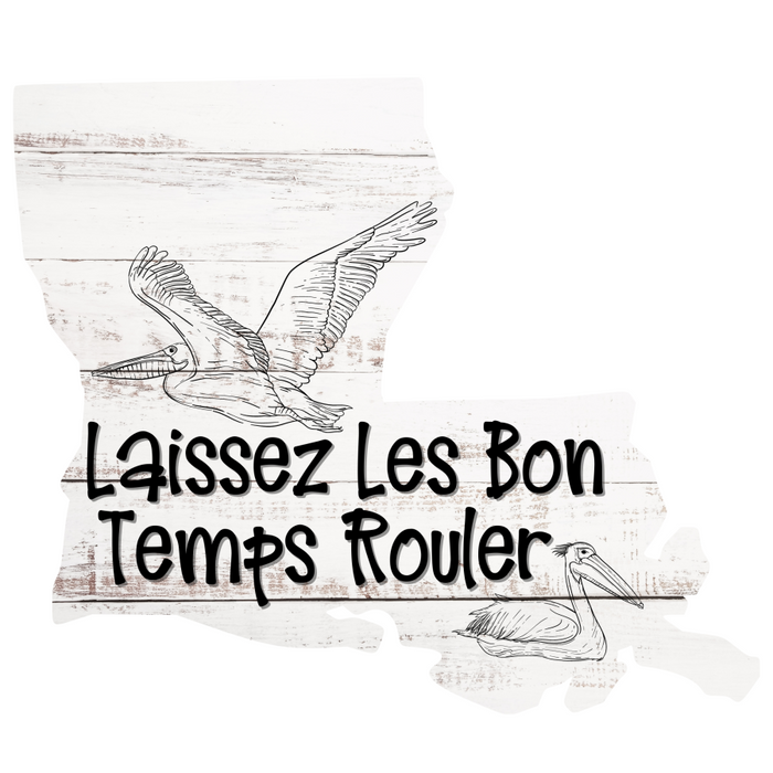 Louisiana Door Hanger Wood Sign Decoe-W-903659 22