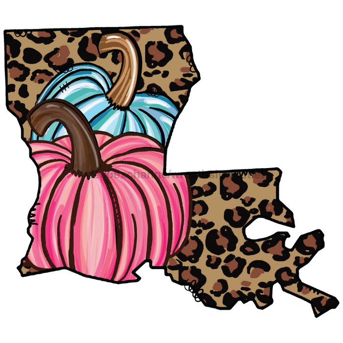 Louisiana Fall Sign Wood Sign Decoe-W-112 22 Door Hanger