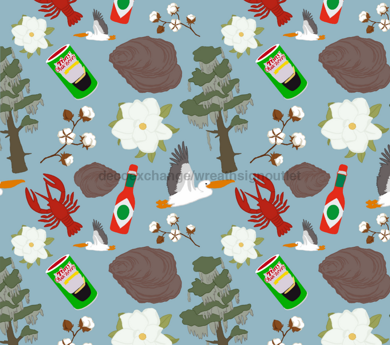 Louisiana Tumbler,  Crawfish and Oysters Tumbler 20 oz Skinny Tumbler DECOETUMBLER-247 - DecoExchange®