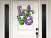 Love Sign Mardi Gras Louisiana Wood Sign Door Hanger Decoe-W-154 22