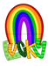 Lucky Rainbow Door Hanger Tww-W-0012 22’ Wood