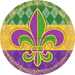 Mardi Gras Sign, DCO-13148-DH, Sign For Wreath, 18" Door Hanger