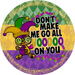 Mardi Gras Sign, DCO-13157-DH, Sign For Wreath, 18" Door Hanger