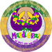 Mardi Gras Sign, DCO-13162-DH, Sign For Wreath, 18" Door Hanger