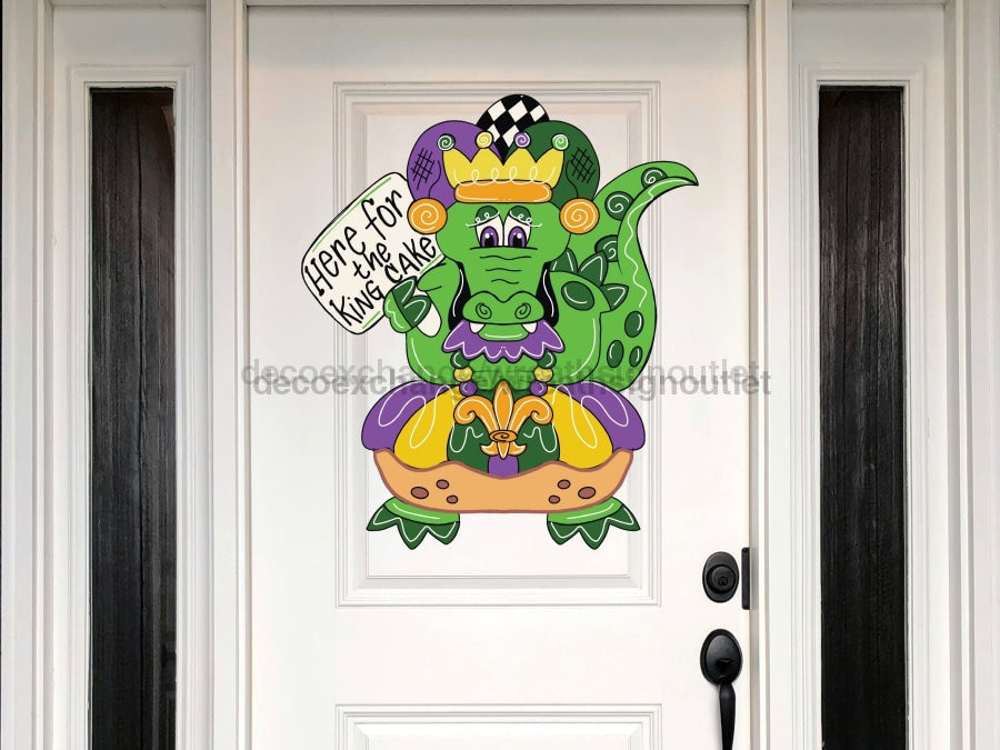 Mardi Gras Sign Louisiana Wood Sign Door Hanger Decoe-W-107 22