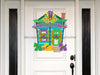 Mardi Gras Sign Louisiana Wood Sign Door Hanger Decoe-W-381 22