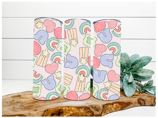 Marshmallows 20 oz Skinny Tumbler DECOETUMBLER-024 - DecoExchange