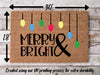 Merry Christmas Door Mat | Christmas Doormat | Winter Decoration | Welcome Mat | Holiday Doormat | Winter Decor | Christmas Gift