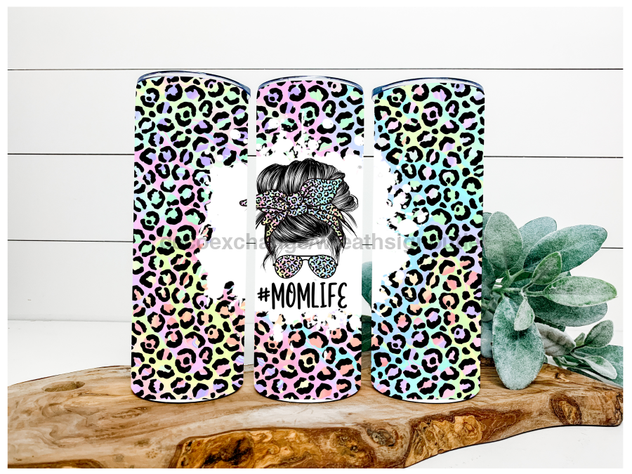 Mom Life Tumbler, Tumbler For Moms, 20 oz Skinny Tumbler DECOETUMBLER-096 - DecoExchange