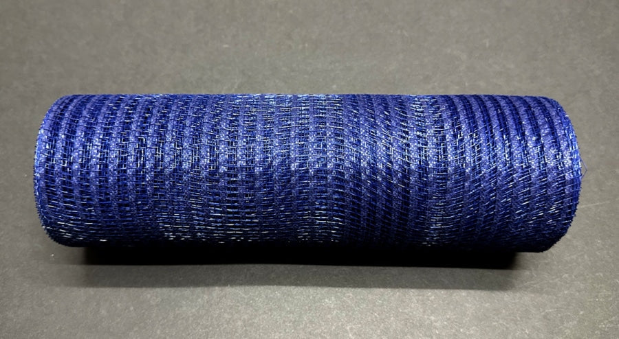 Navy Breeze Solid Deco Mesh 10 Inches X Yards Xb240710-27