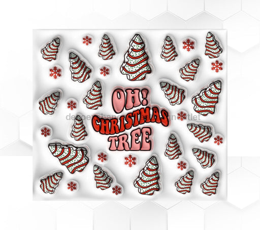 Oh Christmas Tree Tumbler 20 Oz Skinny Decoetumbler-360