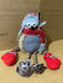 O'Mery Owl Weighted Hands red scarf 10773 - DecoExchange
