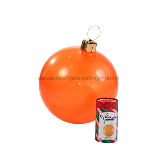 Orange 18 Holiball Ornament