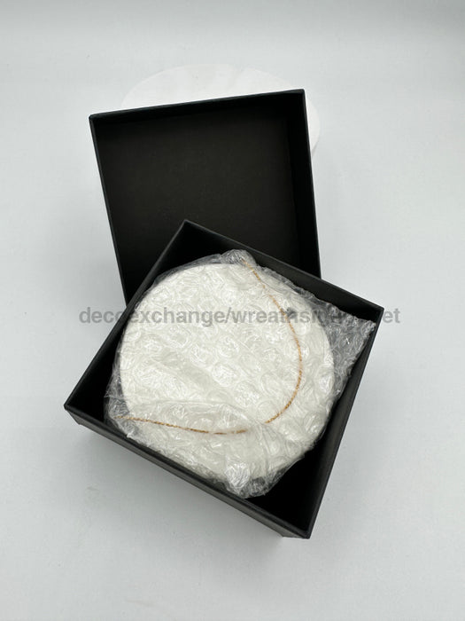 Pack Of 30 3 Inch Ceramic Ornament Blank With Gift Boxes