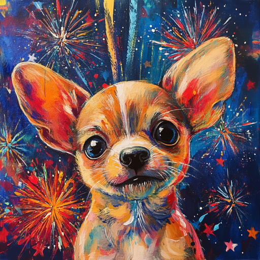 Patriotic Dog Sign, DCO-13387, Sign For Wreath, 10x10" Metal Sign