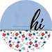 Patriotic Door Hanger Hi Dco - 01507 - Dh 18’ Round Wood