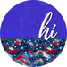 Patriotic Door Hanger Hi Dco - 01520 - Dh 18’ Round Wood
