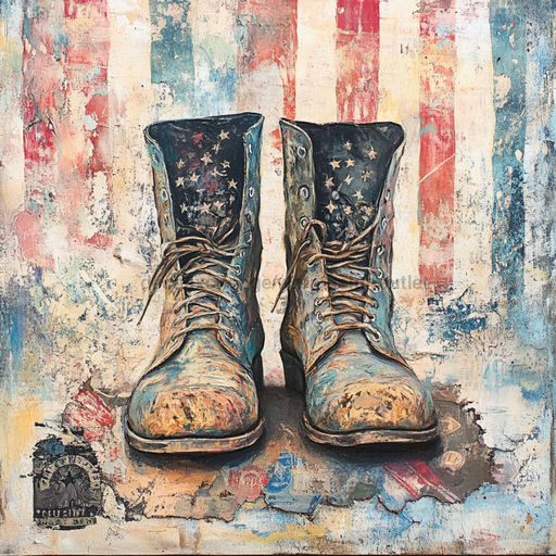 Patriotic Sign, USA Sign, DCO-13633, Sign For Wreath, 10x10" Metal Sign