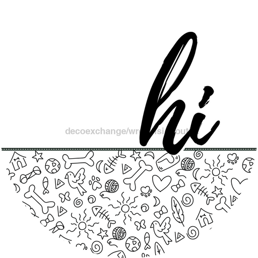 Pet Door Hanger Dco-01597-Dh 18’ Round Wood