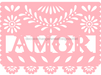 Picado Papel Door Hanger Fiesta Amor Wood Sign Decoe-W-903698 22’