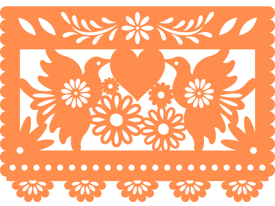 Picado Papel Door Hanger Fiesta Wood Sign Decoe-W-903685 22’