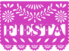 Picado Papel Door Hanger Fiesta Wood Sign Decoe-W-903691 22’