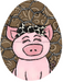Pig Door Hanger Decoe-W-695-Dh 22’ Wood